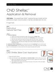 Shellac Step-by-Steps. - CND.com