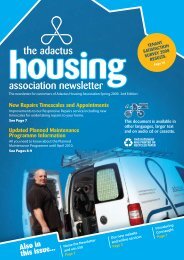 association newsletter the adactus - Adactus Housing Group Ltd