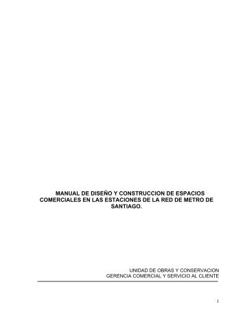MANUAL DISEO Y CONSTRUCCION LOCALES COMERCIALES ...