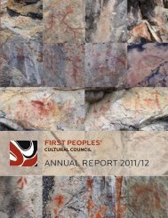 First Peoples' Cultural Council Annual Report 2011/12