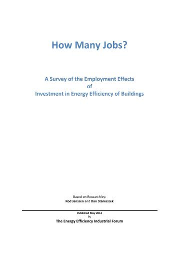 How Many Jobs? - EuroACE