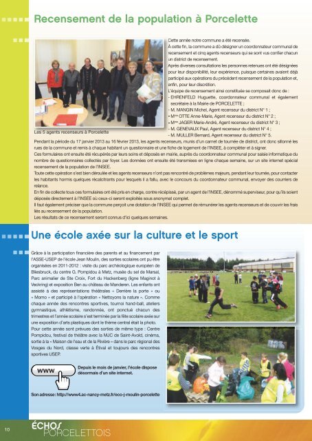 MAIRIE PORCELETTE-LES ECHOS N°7-PREVIEW.pdf - Mairie de ...