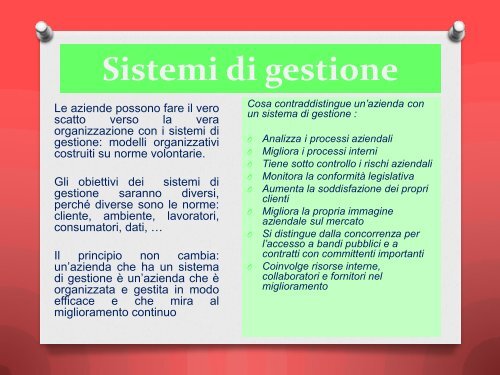 Sistemi & Consulenze Presentazione