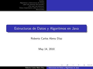 Estructuras de Datos y Algoritmos en Java