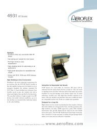 4931 RF Shield - Aeroflex