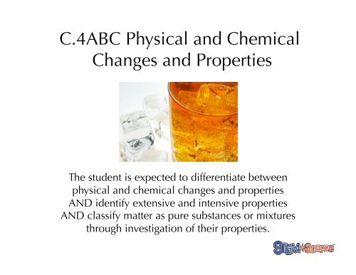 C.4ABC Physical and Chemical Changes and Properties