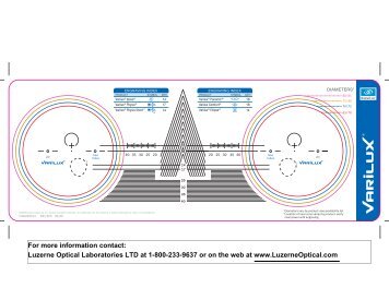 VX_1611 Varilux Centering Chart - Luzerne Optical Laboratories