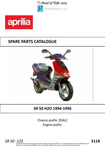 SR 50 H2O 1994-1996 - Scoot et Moto