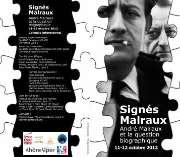 SignÃ©s Malraux - Fabula