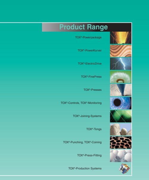 Product Range - TOX PRESSOTECHNIK GmbH & Co.KG