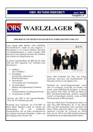 WAELZLAGER - ORS Bearings