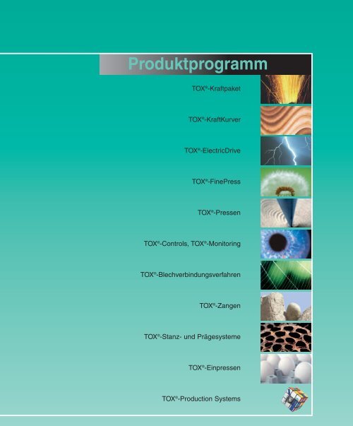 Produktprogramm - TOX PRESSOTECHNIK GmbH & Co.KG