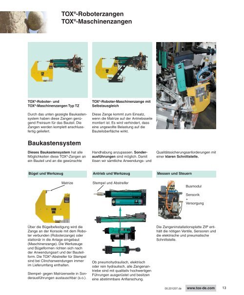 Produktprogramm - TOX PRESSOTECHNIK GmbH & Co.KG