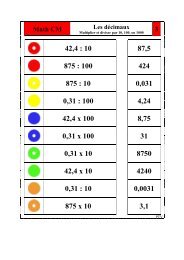 Math - les dÃ©cimaux - multiplier et diviser par 10,100, 1000 - 3