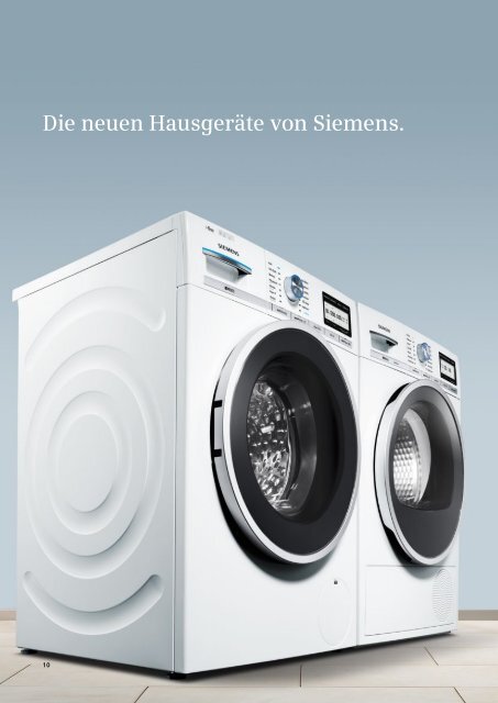 Hausgeräte 2012 - Siemens