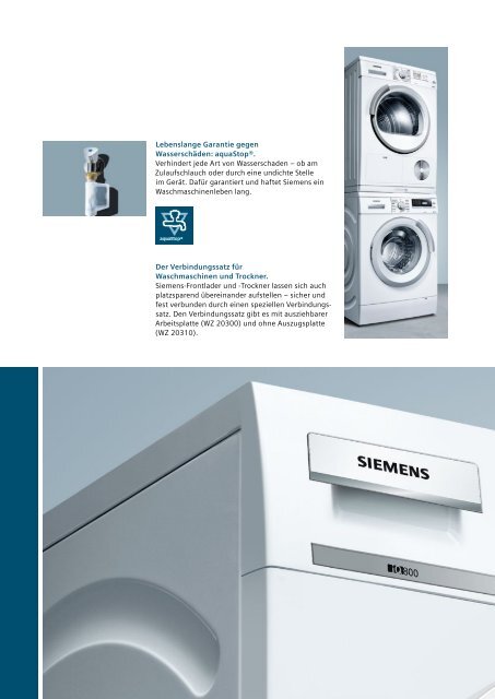 Hausgeräte 2012 - Siemens