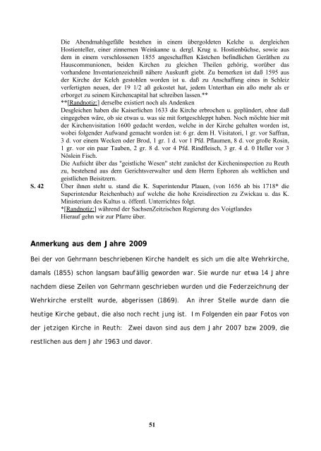 Einleitung Name und Ursprung des Ortes - der Kirche-Reuth