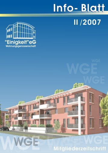 WGE - Wohnungsgenossenschaft Einigkeit eG Aschersleben