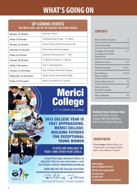 Building Futures Vol 6 2012.pdf - Merici College