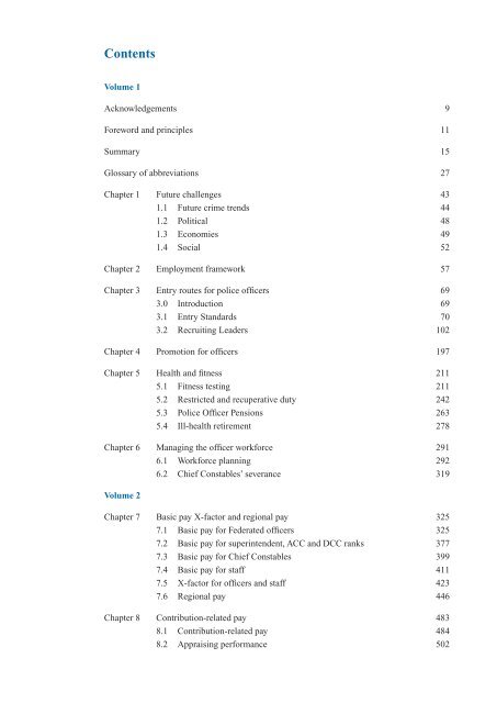 Final Report - Volume 1 - the South Wales Police Federation