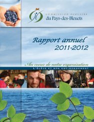 Rapport annuel 2011-2012 - Commission scolaire Pays des Bleuets