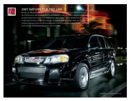 Download 2007 Saturn VUE Red Line Brochure - Used GMC