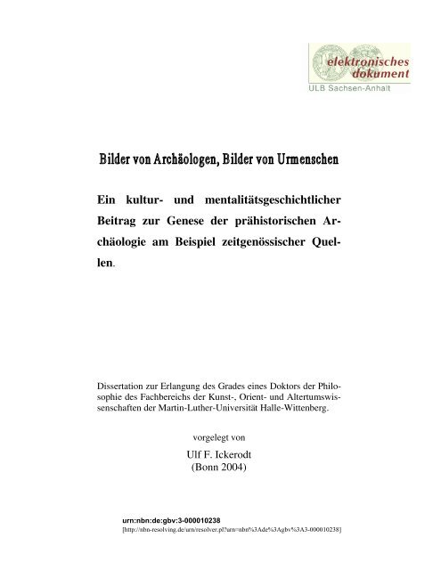 Ein Kultur Und Mentalitatsgeschichtlicher Beitrag Zur Genese Der