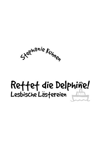 Rettet die Delphine!