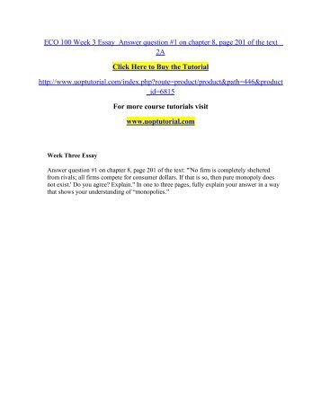 Samples Of Essay Writing In English Eco Week Essay Answer Question Essays About High School also Examples Of Thesis Statements For Expository Essays Eco Week Essay Answer Question On Chapter Page Of What Is A Thesis For An Essay