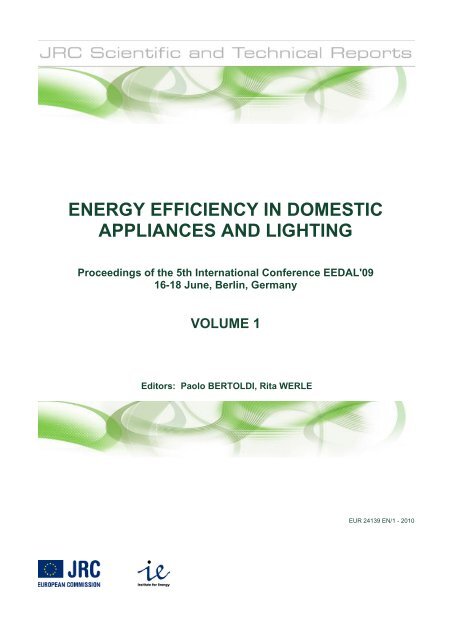 energy efficiency in domestic appliances and lighting - enbook