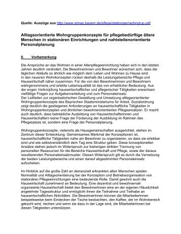 "Alltagsorientierte Wohngruppenkonzepte" - Schweriner ...