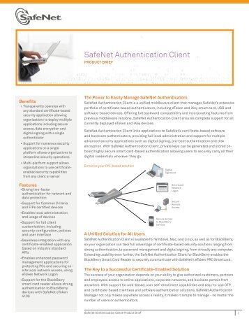 SafeNet Authentication Client