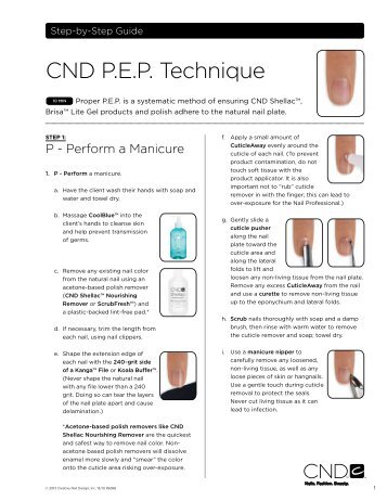 CND P.E.P. Technique - CND.com