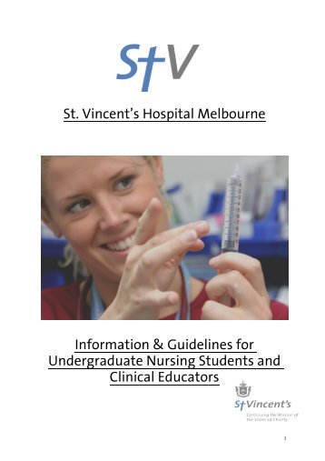 St. Vincent's Hospital Melbourne Information & Guidelines for ...