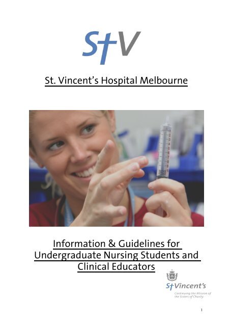 St. Vincent's Hospital Melbourne Information & Guidelines for ...