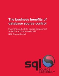 The business benefits of database source control - Red Gate Software