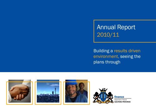 GDF Annual Report - Gauteng Provincial Treasury