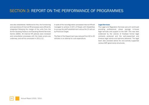 GDF Annual Report - Gauteng Provincial Treasury