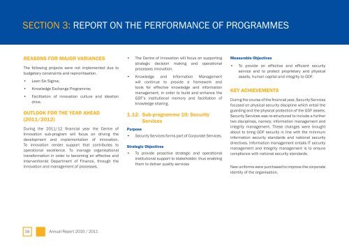 GDF Annual Report - Gauteng Provincial Treasury