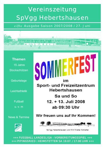 11. Ausgabe Saison 2007_2008 Printfassung - SpVgg Hebertshausen