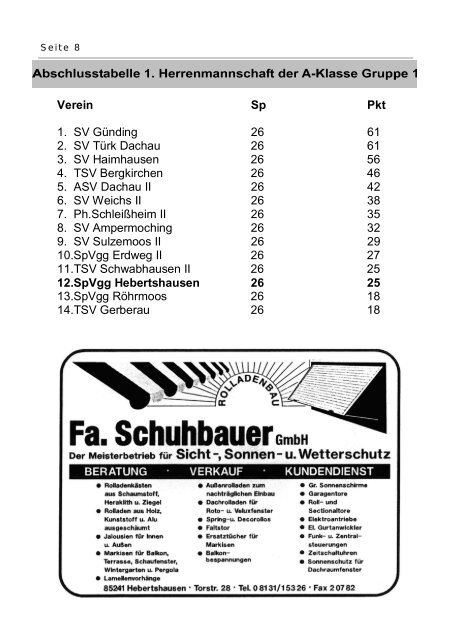 11. Ausgabe Saison 2007_2008 Printfassung - SpVgg Hebertshausen