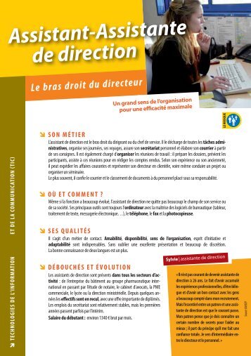 de direction Assistant-Assistante - Onisep