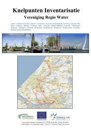 Knelpunten Inventarisatie - Vereniging Regio Water - watererfgoed.nl