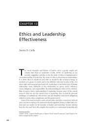 Ethics and Leadership Effectiveness by Joanne Ciulla - International ...