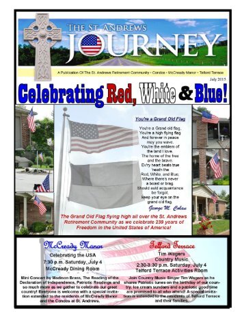 St. Andrews Retirement Community July Newsletter
