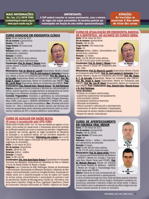 Revista 31 - APCD da SaÃºde