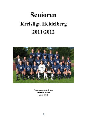 Kreisliga Heidelberg Saison 2011/12 Vorbericht zum 11. Spieltag