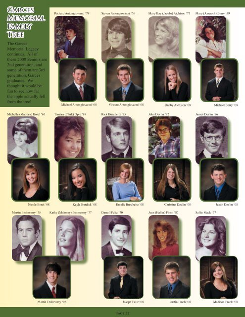 Mission Magazine Spring 2008 - Garces Memorial High School