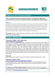 UNIVERSITE DE PAU ET DES PAYS DE L'ADOUR - nanorgasol