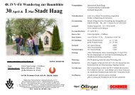 48. IVV-Fit Wandertag zur BaumblÃ¼te - Union Haag